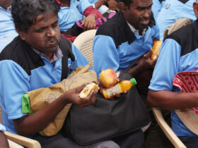 T-shirts Snacks Biriyani at Blind School1
