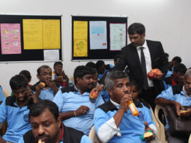 T-shirts Snacks Biriyani at Blind School4